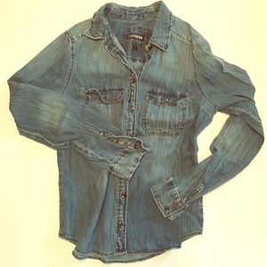 Long Sleeve Denim Shirt